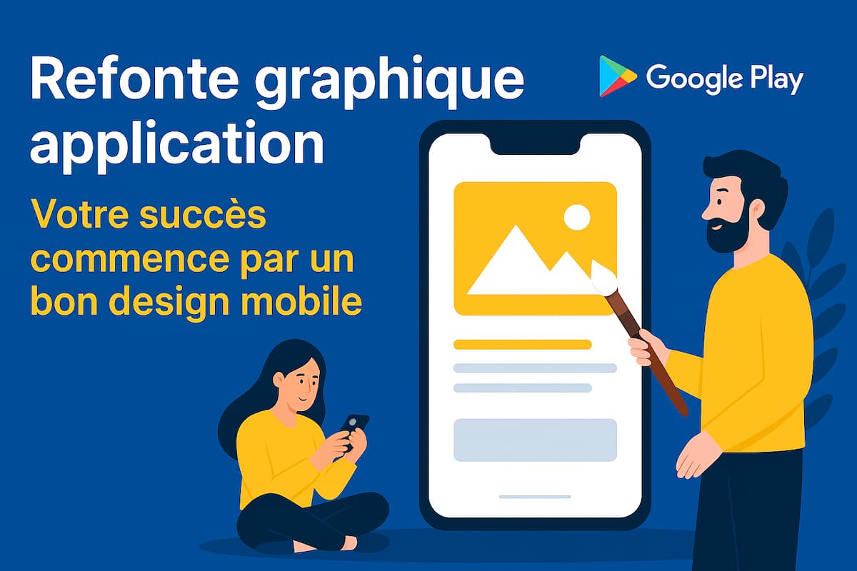 Refonte graphique UX UI application mobile